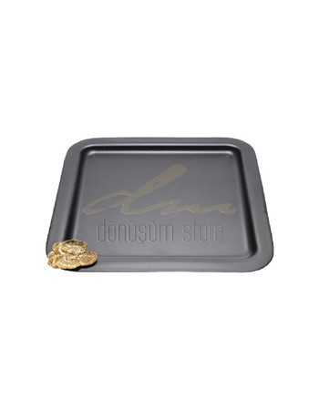 Gül Aksesuarlı Tepsi (25x20)