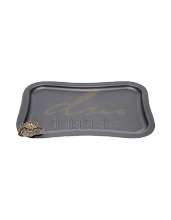 Gül Aksesuarlı Tepsi (14,5x22,5)